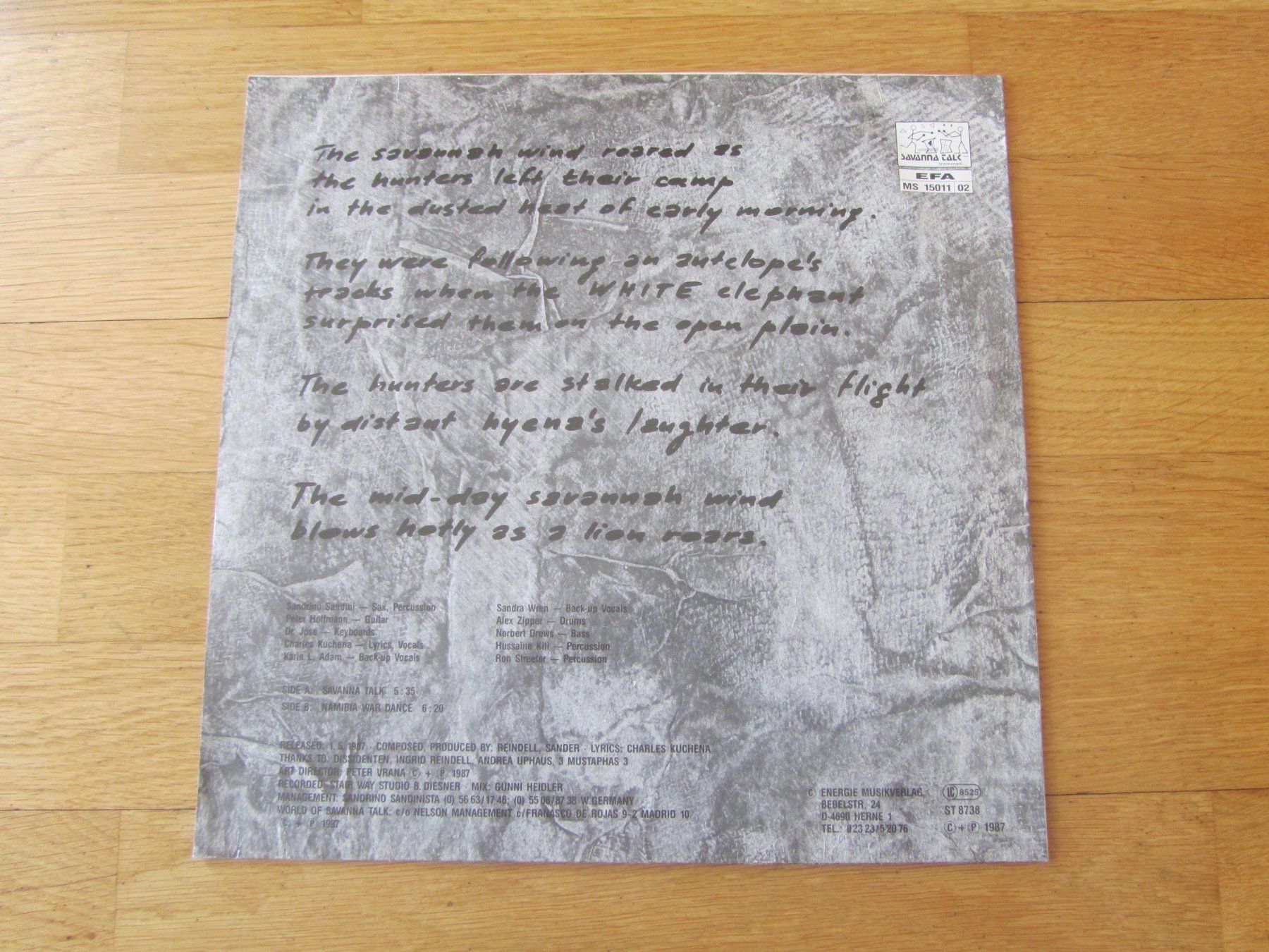 Dischi in vinile: Savanna Talk  Vinyl 12" – Usato da Seengen venduto da mikelele 3