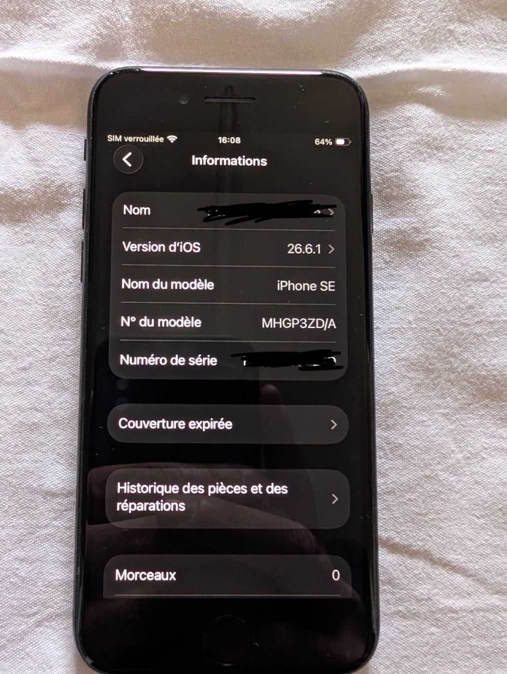 Apple Telefoni cellulari / Smartphones: iPhone SE 2020 64GB – Usato da Ponts-de-Martel venduto da sylvain1811 3