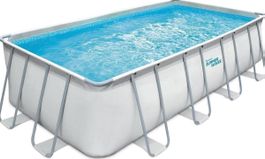 Piscine 549x274x132 avec pompe à sable