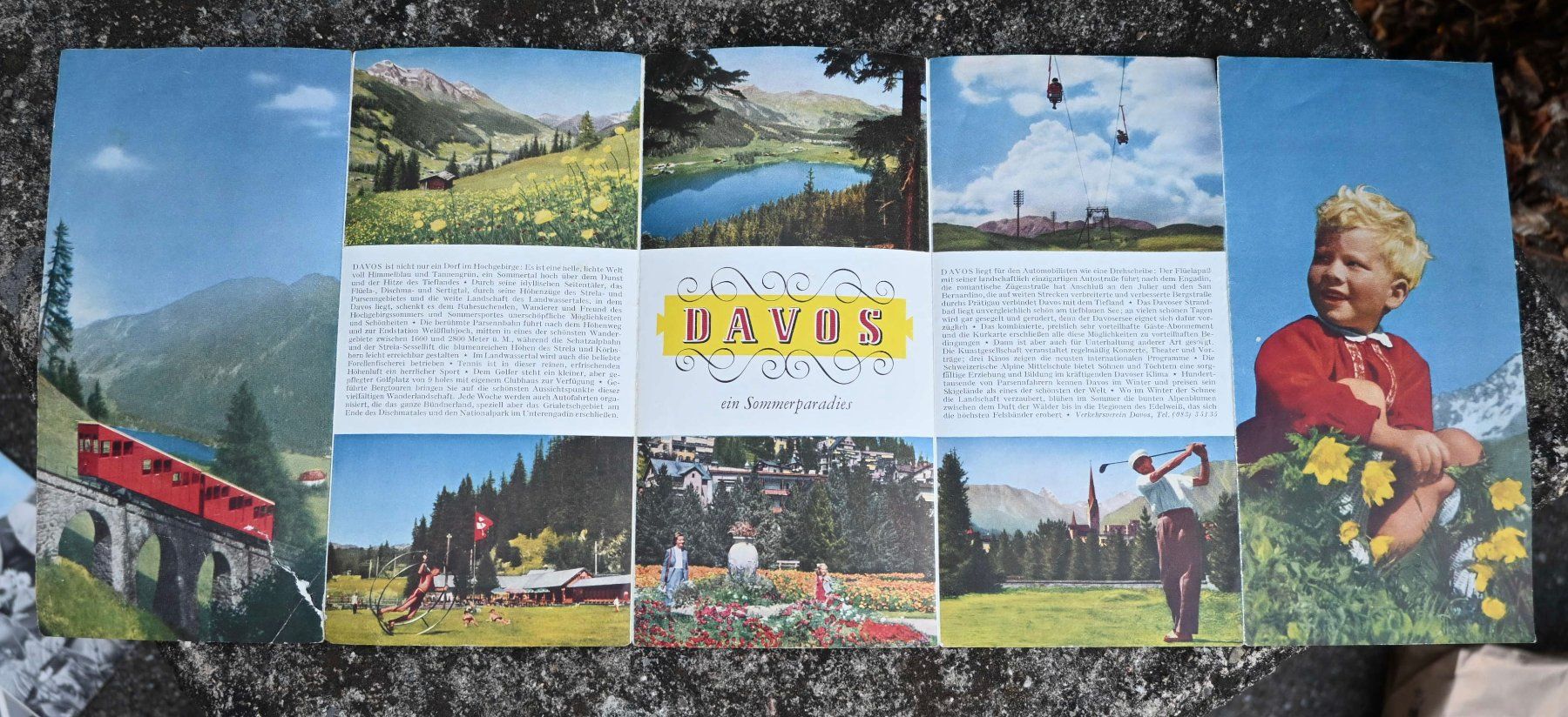 Documents: alter Faltprospekt DAVOS ein sommerparadies – D'occasion à Pfaffhausen par mono_rec 1