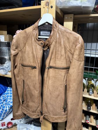 Lederjacke braun Marke FABLU Grösse L guter Zustand