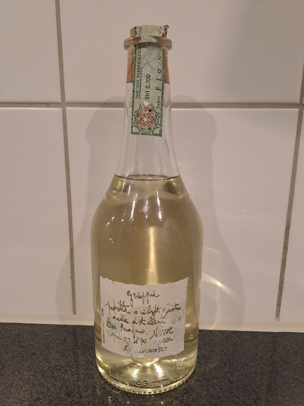 Romano Levi Spirituosen: Orginal  Romano Levi 2001 Handbemalt – Neu und originalverpackt aus Elsau von Kellerraeumung
