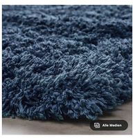 Hochflorteppich blau 300 x 300cm IKEA