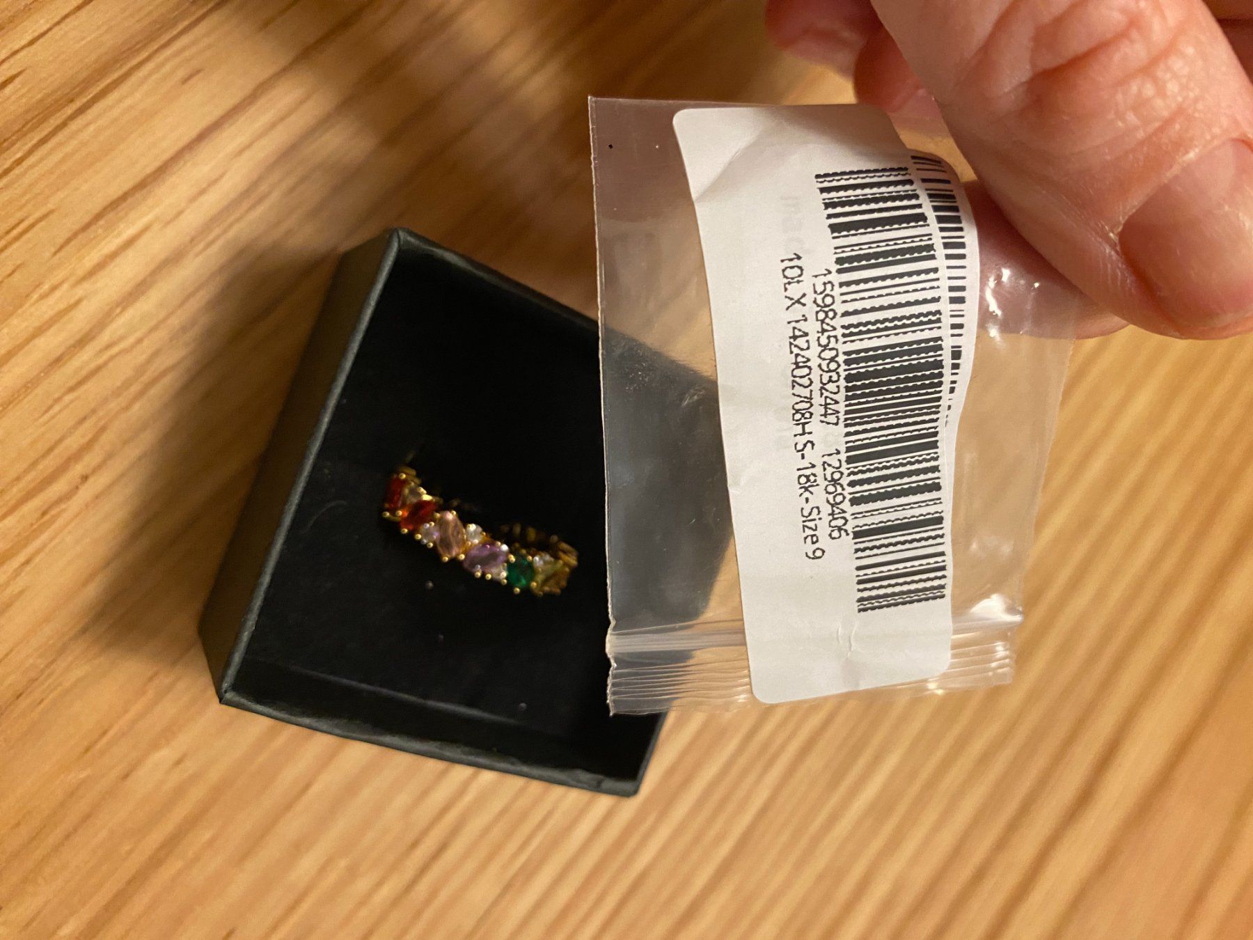 Anelli: Wunderschöner Ring mit mehrfarbigen Kristallen – Nuovo (secondo la descrizione) da St. Gallen venduto da art_pn78 6