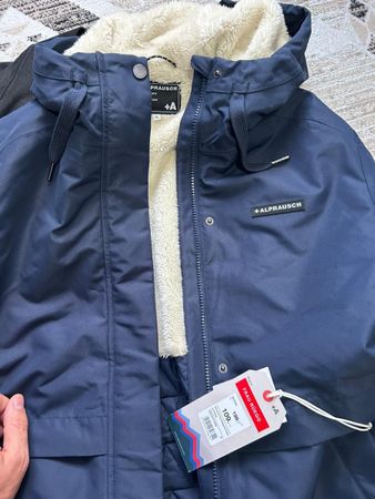 Veste d’hiver Alprausch, taille L, bleu marine