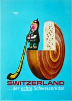 EMMENTAL DER ECHTE SCHWEIZERKAESE 1959 - Original Plakat