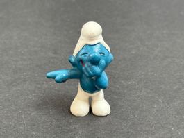 Schlumpf Schadenfreude lachender 20011 Hongkong Schleich
