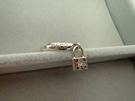Tiffany & Co Ring mit Schloss Silber 925