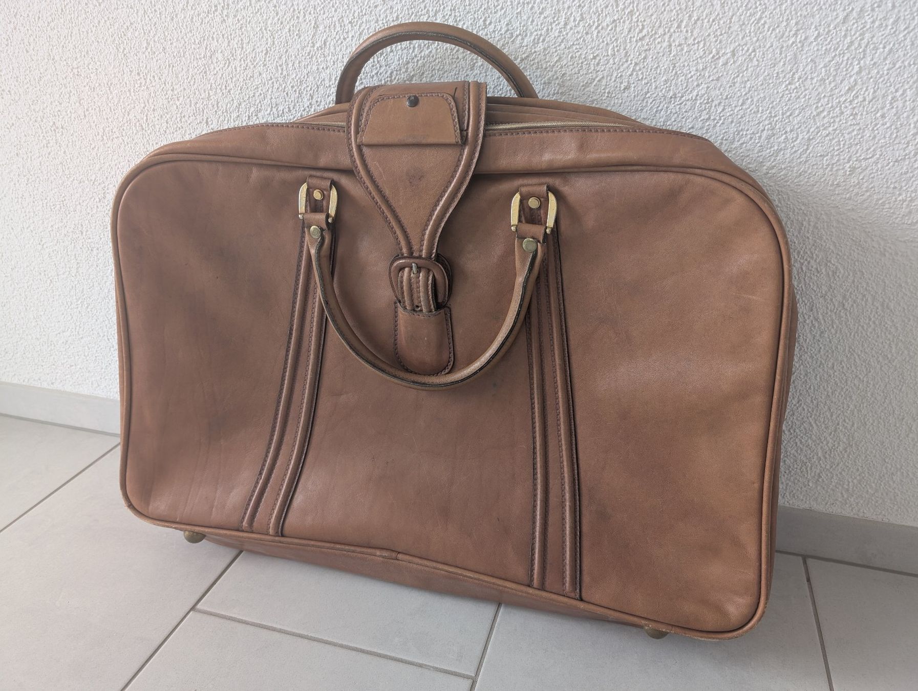 Borse: Vintage Reisetasche aus Leder – Usato da Thalwil venduto da sultan03