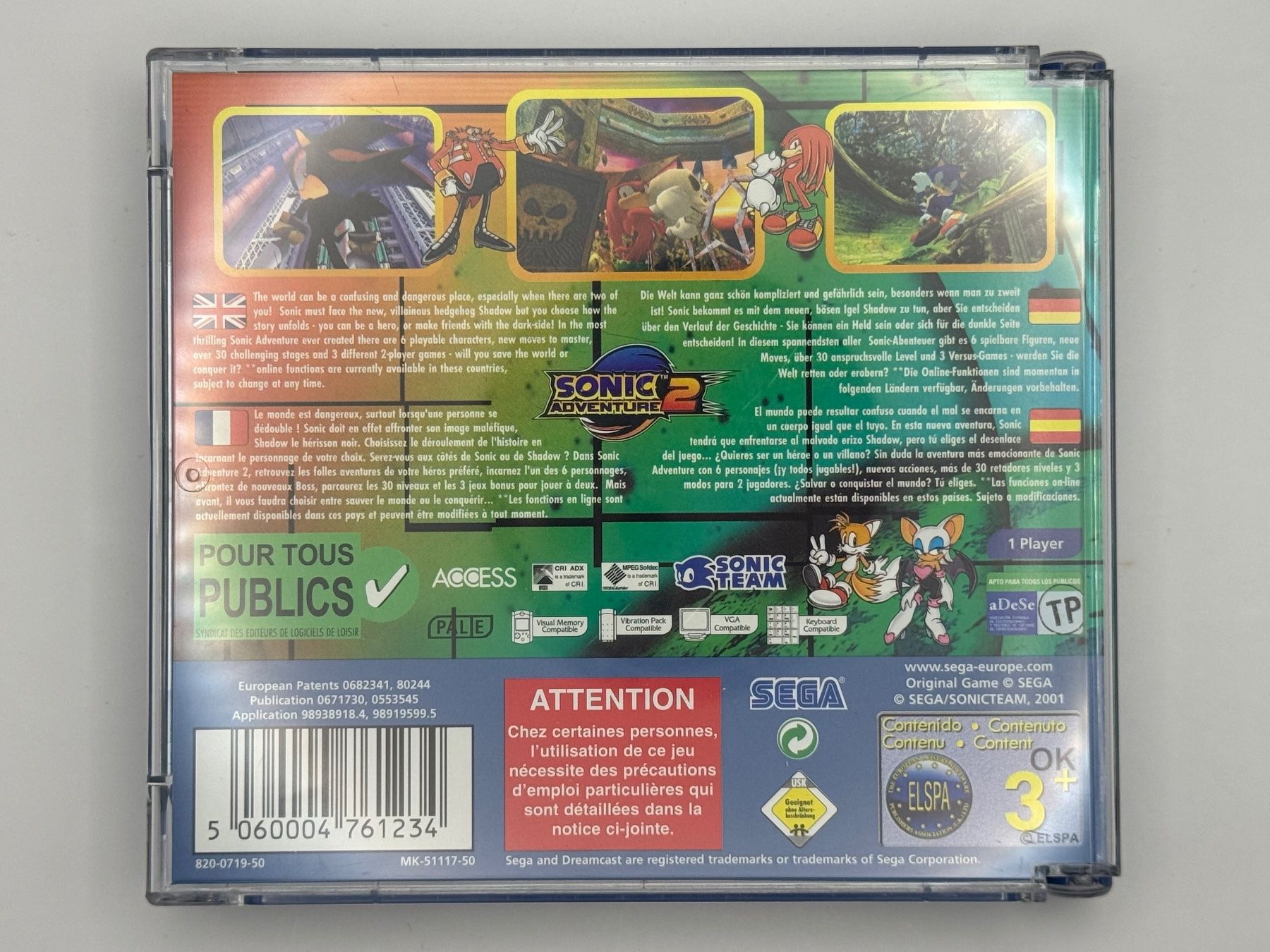Sega Jeux: Dreamcast Sonic Adventure 2 – D'occasion à Bettlach par awi_7jcb 1