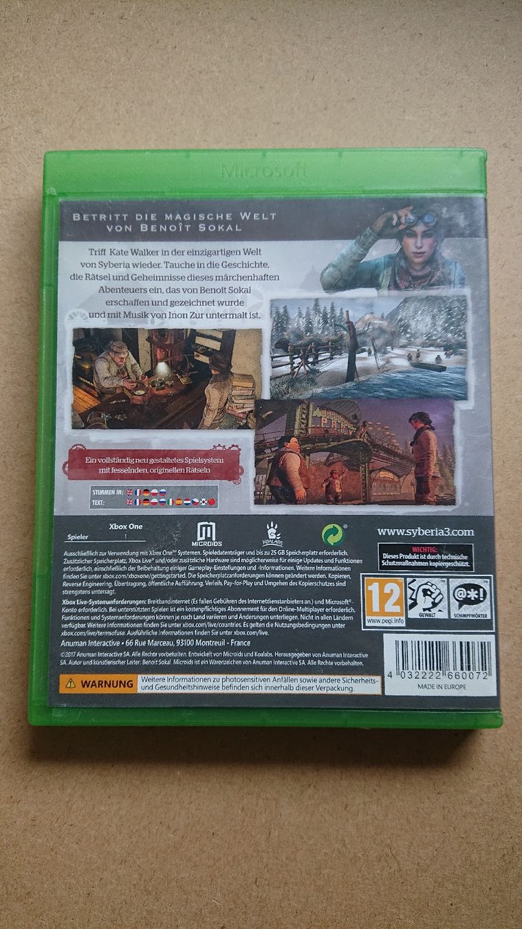 Giochi: Syberia 3 XBOX ONE  – Usato da Chur venduto da FreakofRarity 1