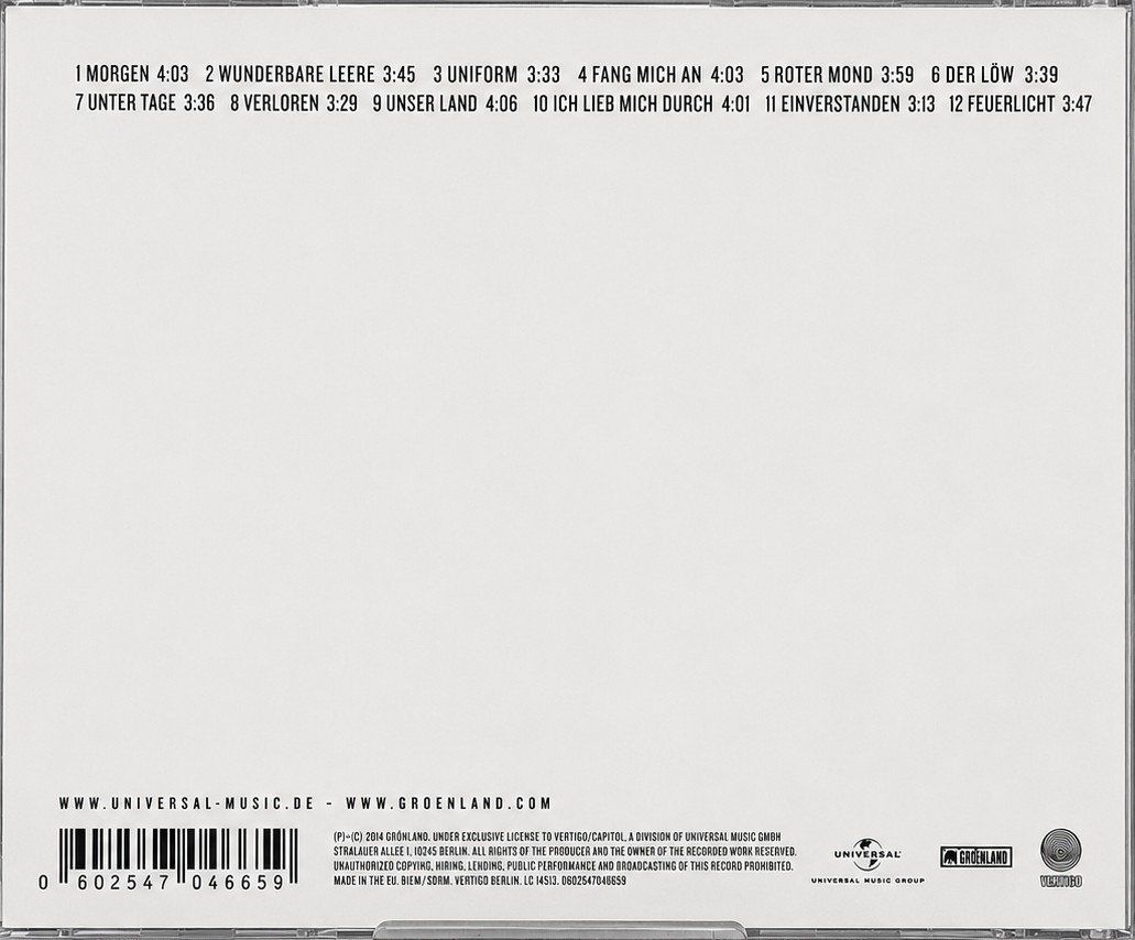 CD: CD Grönemeyer Herbert "Dauernd jetzt", Nr. 118 – Nuovo e nell'imballaggio originale da Kottwil venduto da Crazyrolf 1