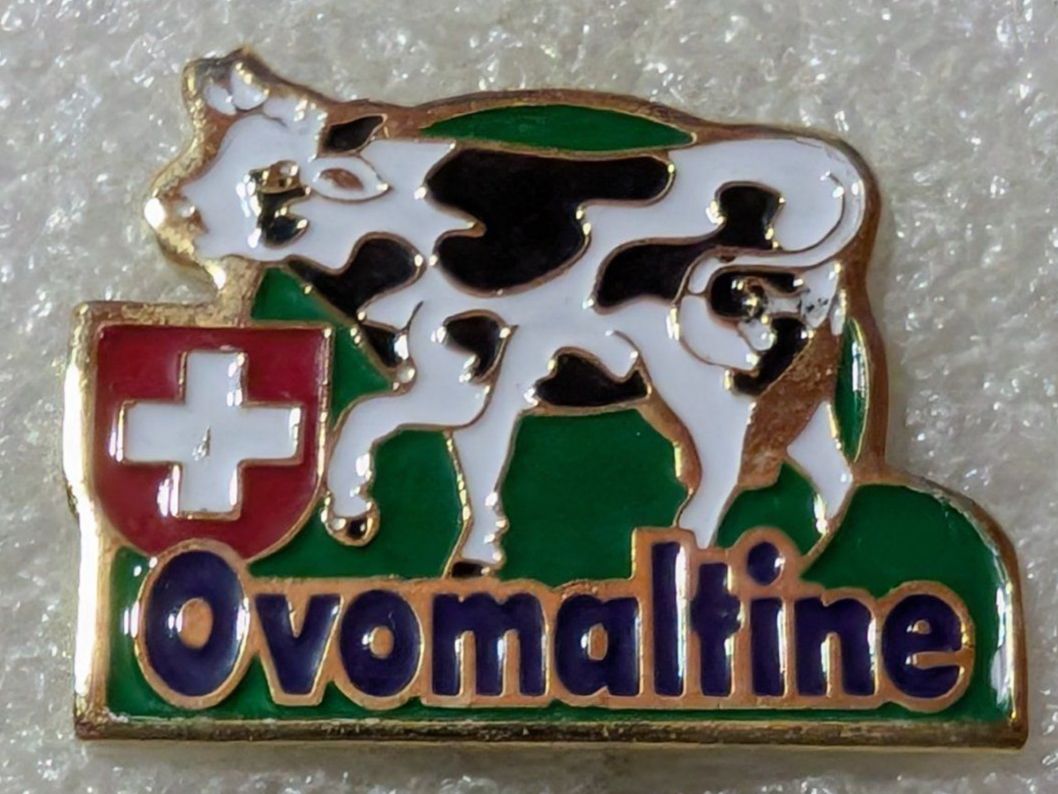 Placchette & Badge: Ansteckpin 3: Ovomaltine – Usato da Oppligen venduto da Pin-Fall-Shop