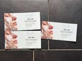3× ZüriSkin Beauty-Gutscheine, Gesamtwert 750 CHF