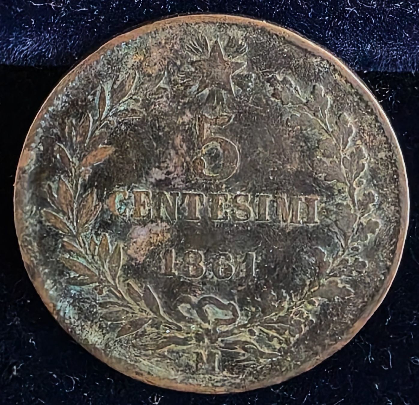 Tutti le monete: ITALIEN 5 CENTESIMI 1861 M – Usato da winterthur venduto da CoinPassion 1