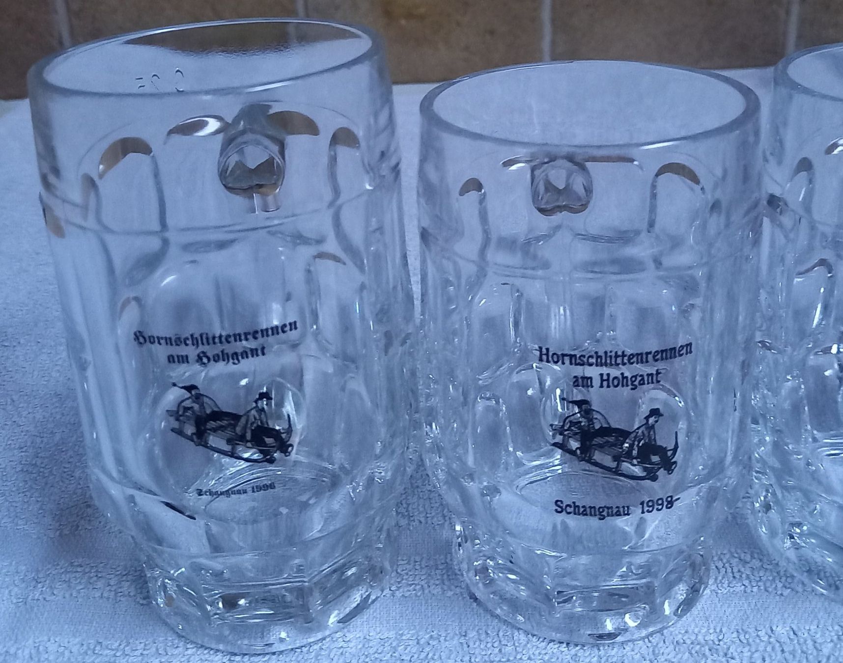 Gläser: BIER - KÜBELI, 5 Stück – Gebraucht aus Marbach LU von Ilrebo 9