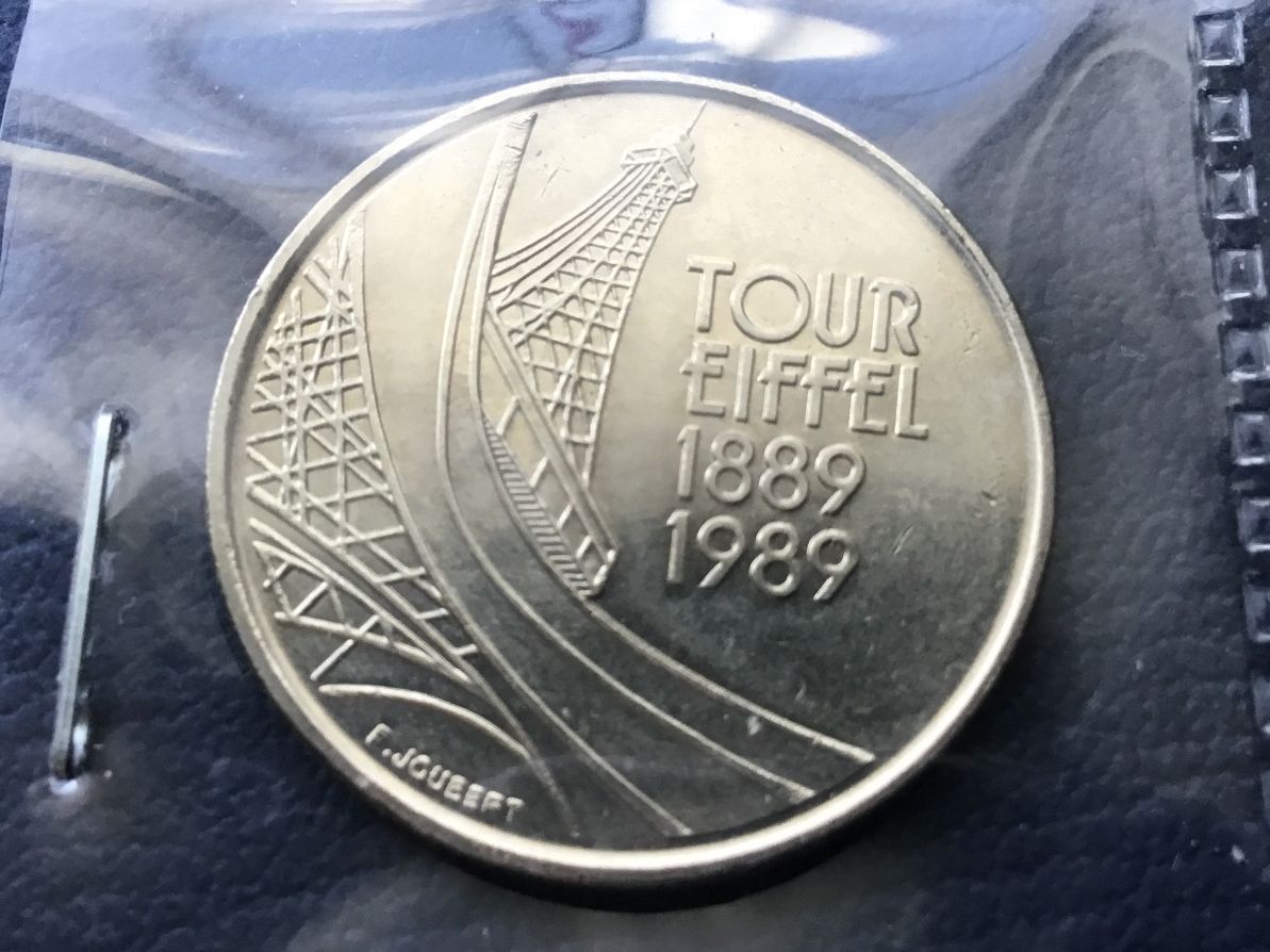 Tutti le monete: Frankreich 1989, 5 Francs Eifelturm unzirkuliert – Nuovo (secondo la descrizione) da St. Margrethen SG venduto da alfapeugeot10 1