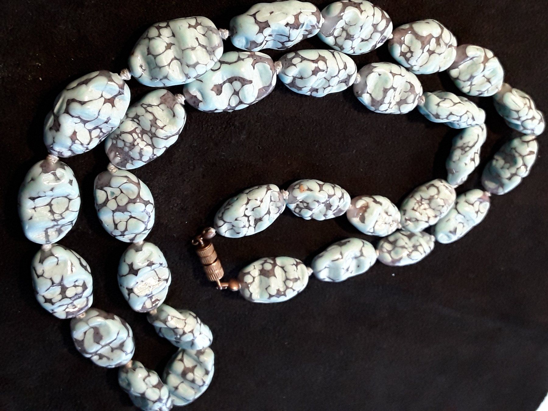 Murano Catenine: Vintage trendige MURANO Glaskette/Collier ca 1950 – Usato da Zürich venduto da gutsan 7