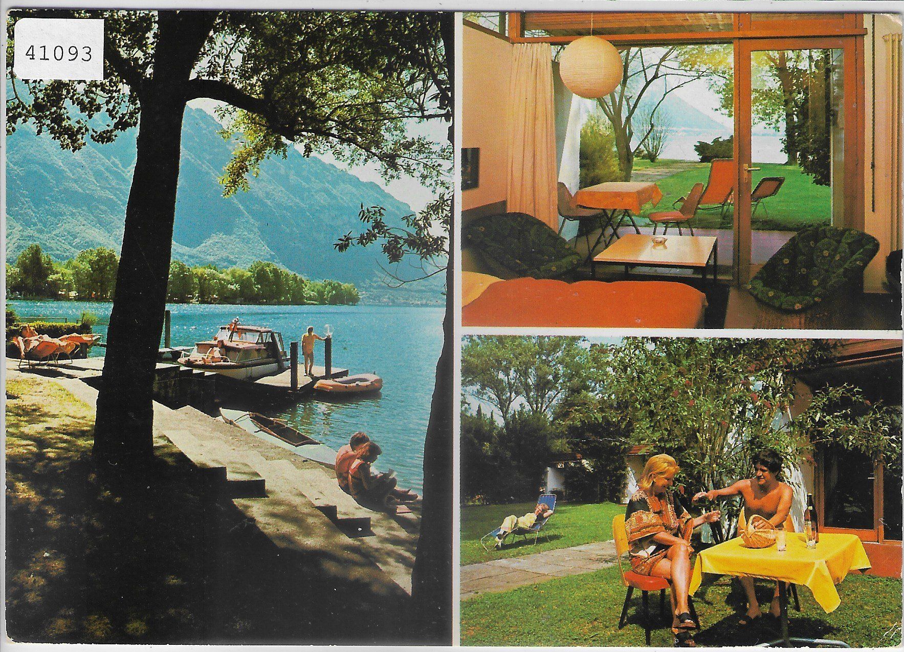 Cartoline postali: Garni biodola - Melano/Maroggia – Usato da Ettingen venduto da Kartenplanet