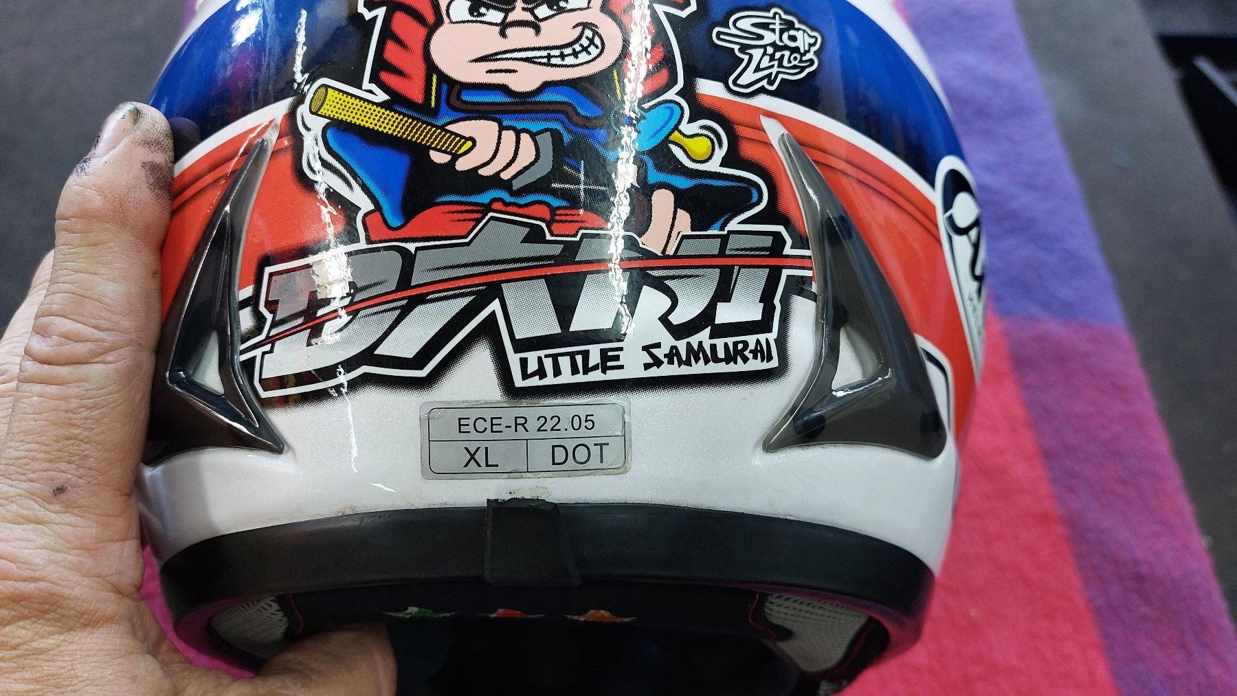 Arai Caschi & visiere: Arai Little Samurai Motorradhelm, Grösse  XL – Nuovo (secondo la descrizione) da Orpund venduto da Regenbogen19 6
