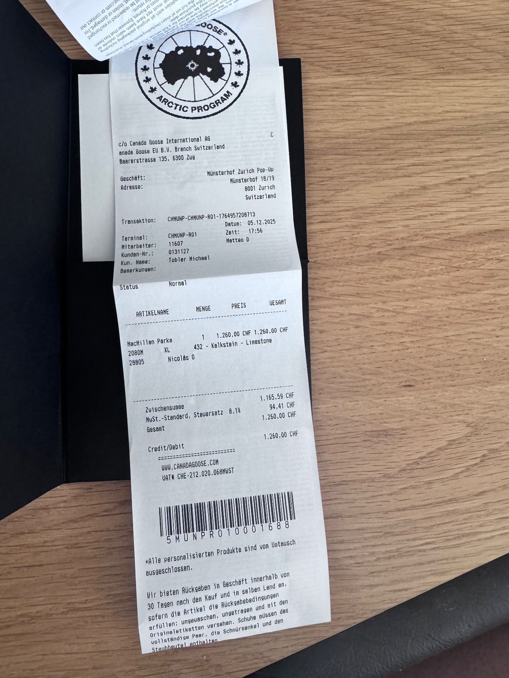 Canada Goose Giacche: Canada Goose MacMillan Parka XL – Usato da Au ZH venduto da mic_6225 5
