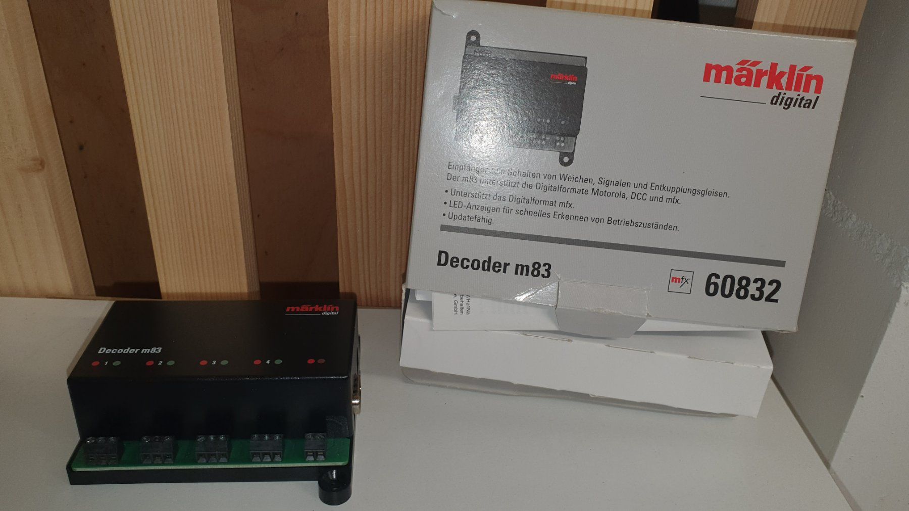 Märklin Modelleisenbahnen: Märklin 60832 Decoder m83 – Neu und originalverpackt aus Morschach von