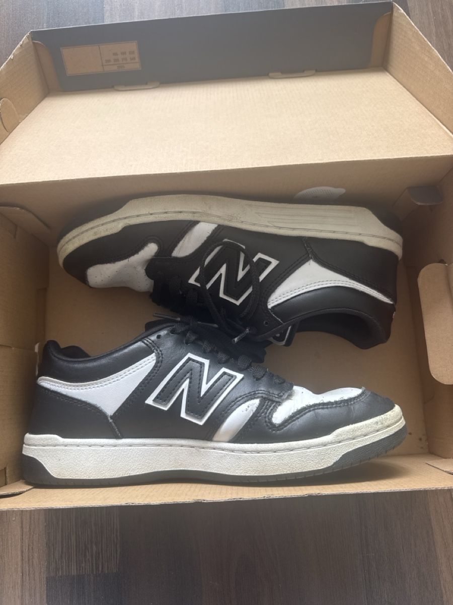 New Balance Scarpe da uomo: Baskets New Balance 480 noires et blanches, taille 42 – Usato da Chêne-Bougeries venduto da yoanmamane 5