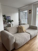 3 seater beige sofa