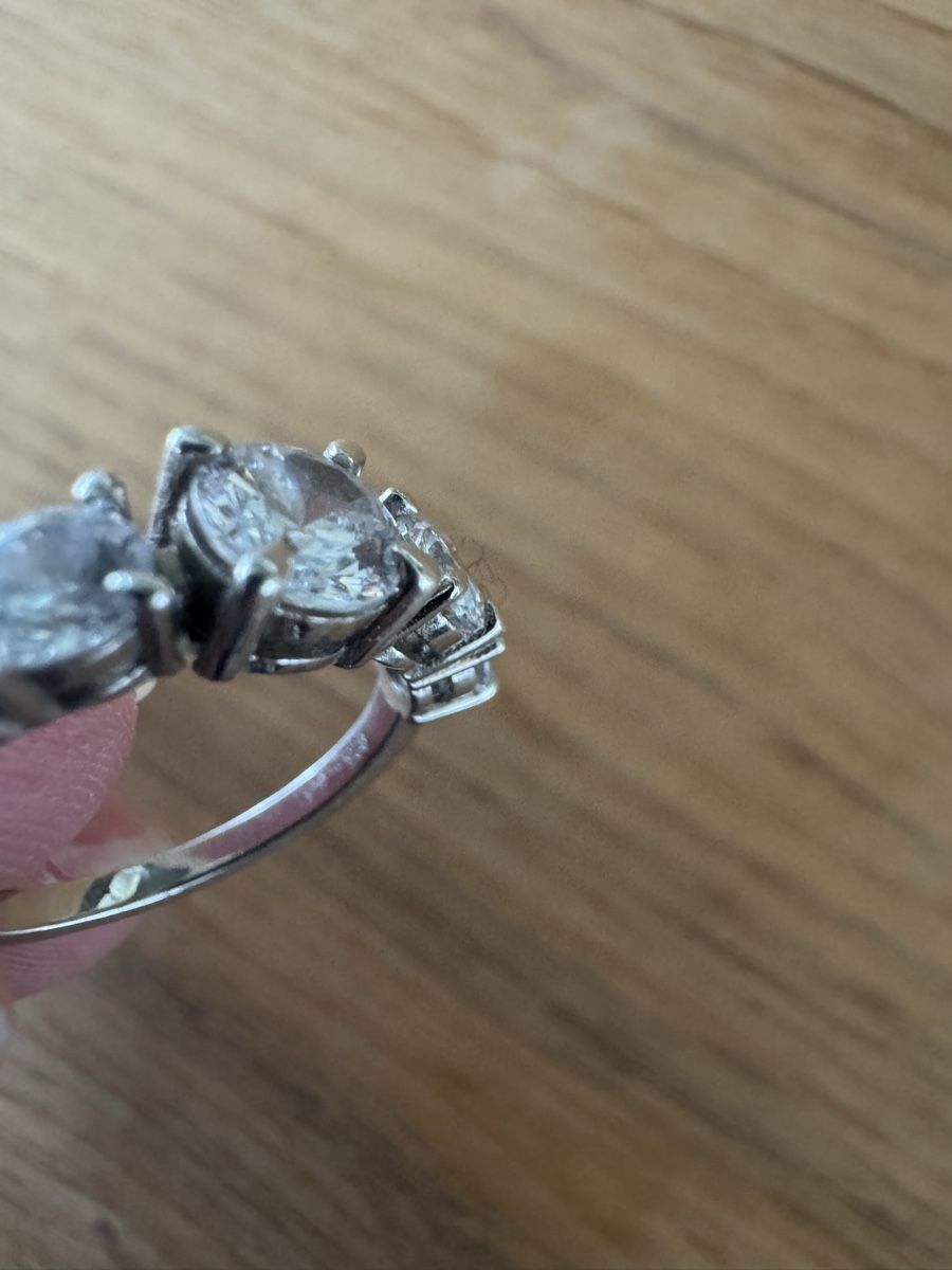 Anelli: Silberring in silber mit Steinen - Grösse 52 – Usato da Solothurn venduto da cla_28gv 1