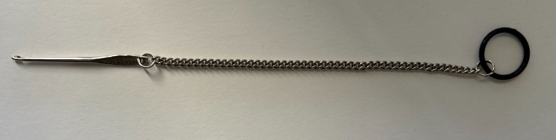 Bastelsets: HÄCKELNADEL MIT KETTE UND RING – Neu (gemäss Beschreibung) aus Ostermundigen von wini63