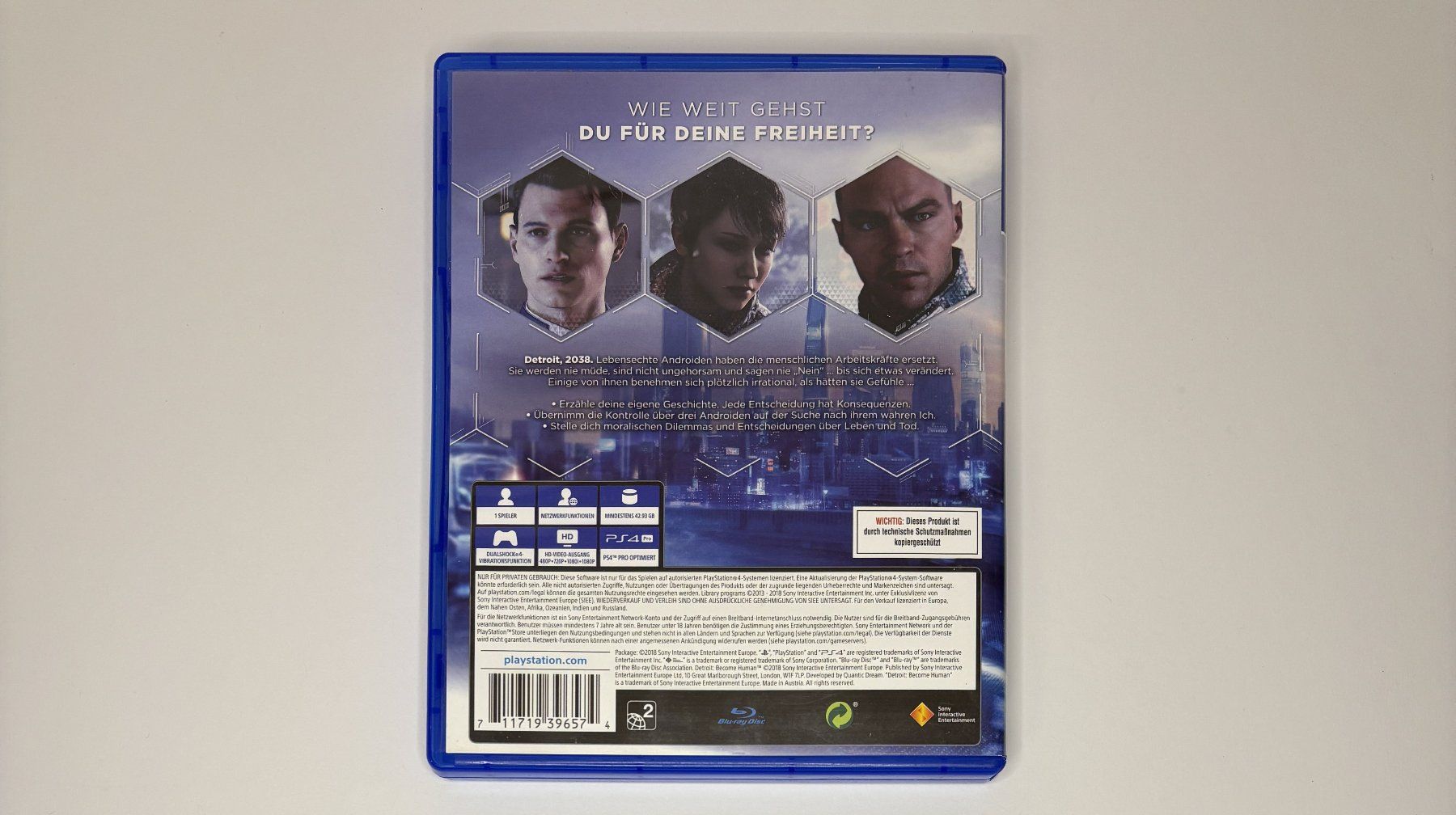 Spiele: PS4 - Detroit: Become Human – Gebraucht aus Allschwil von Bullach 2