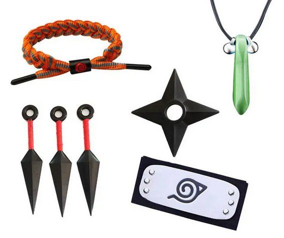 Giocattoli: Naruto Cosplay Set 7teilig !!!  Boruto Ninja – Nuovo e nell'imballaggio originale da Walenstadt venduto da SchnaeppchenRabe