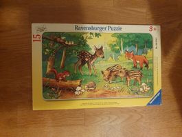 Ravensburger Puzzle 15 Pieces Animal Babies of the Forest