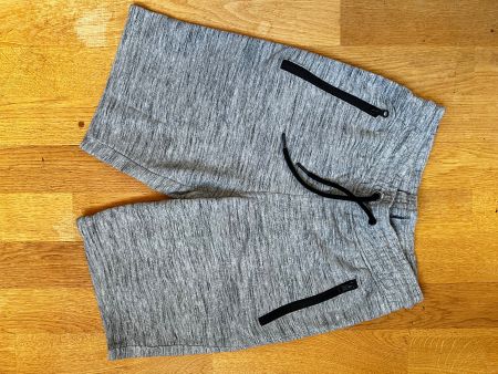 C&A Shorts Jungen grau meliert mit Reissverschlusstaschen