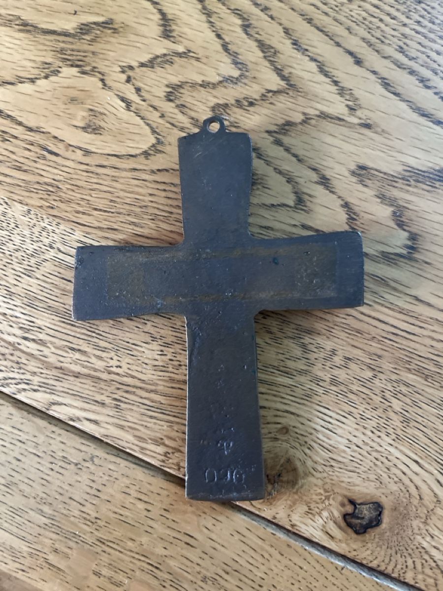 Sculture & Statue: Dekoratives Wandkreuz mit Korpus, ca 10cm – Usato da Bern venduto da Boston05 1