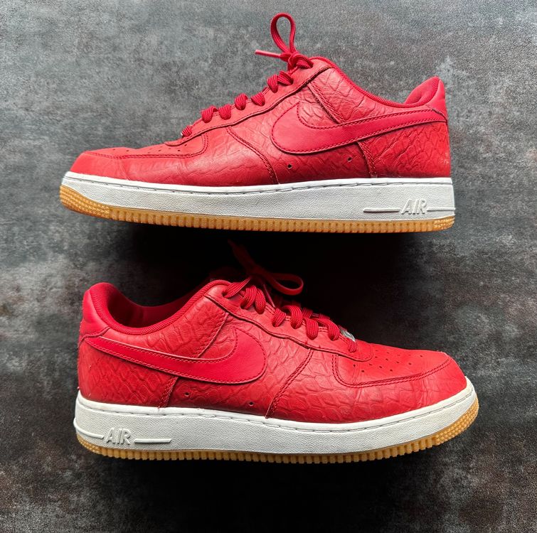 Nike air force 1 store low lv8 red python