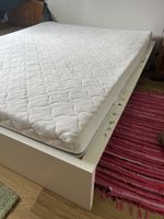 Matratze inkl bettrahmen und lattenrost 160x200 cm 