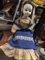 Alte Porzellan Sammler Puppe 45cm
