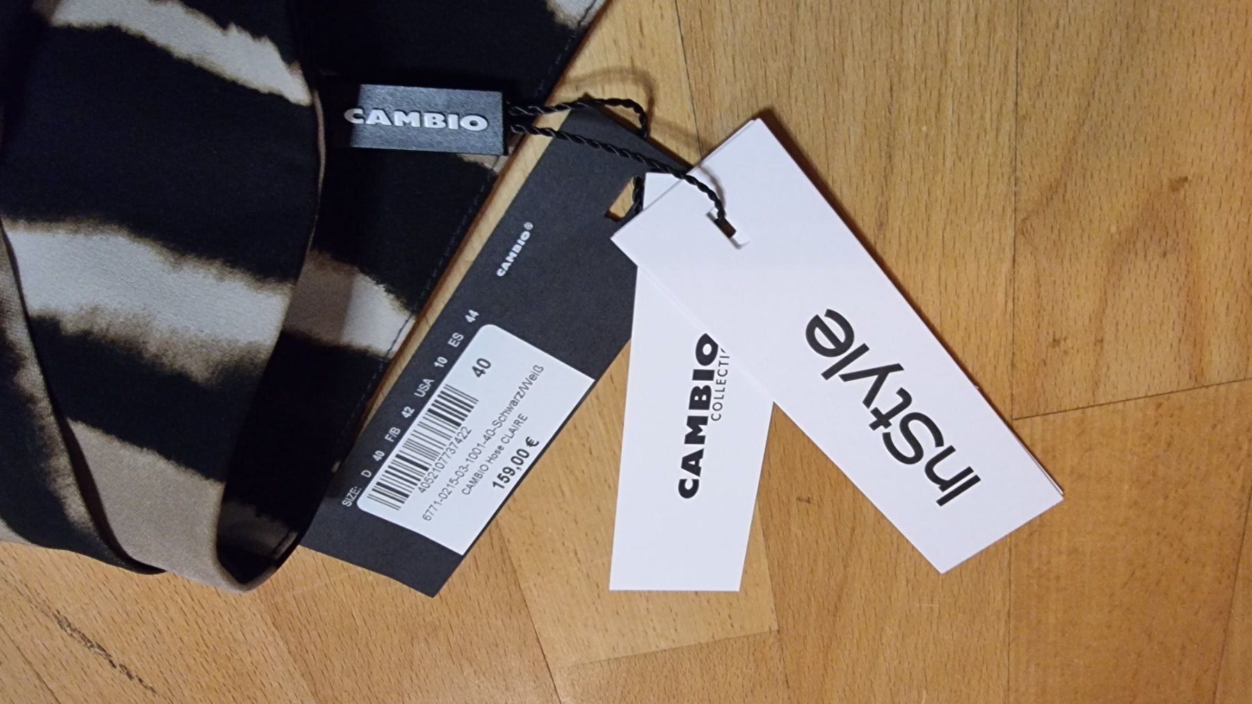 Cambio Pantalons: CAMBIO Claire Hose Gr. 40 Neu mit Etikett NP 159 € – Neuf avec emballage d'origine à Wald ZH par CapLux 5