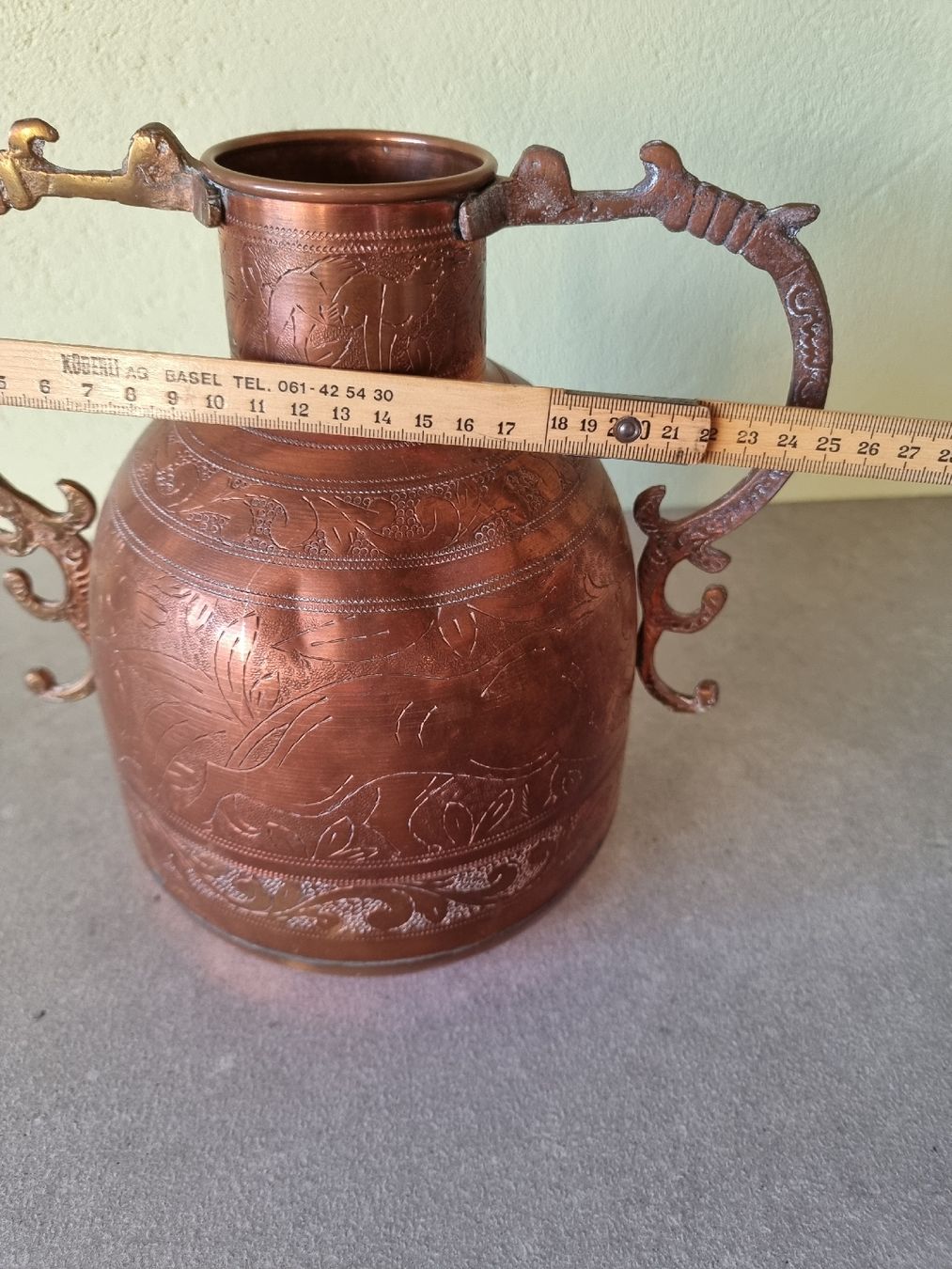 Vasi & Recipienti: Alte Kupfervase mit Griffen – Usato da himmelried venduto da bribuli 5