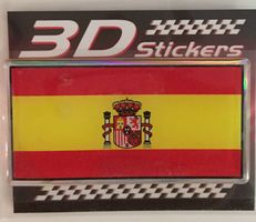 Spanien Aufkleber 3D ca. 40x78mm