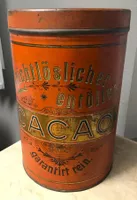 Antike Blechdose CACAO - LEICHTLÖSLICHER ENTÖLTER CACAO