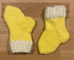 Babysocken 🤍💛-  ab Geburt - 🎈NEU🎈