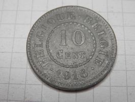 Belgien 10 Centimes, 1916