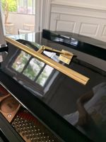 Notenpultlampe Messing Klemmlampe mit Schalter