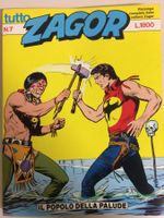 TUTTO ZAGOR # 7 POPOLO DELLA PALUDE 1986 DAIM PRESS‪ Bonelli