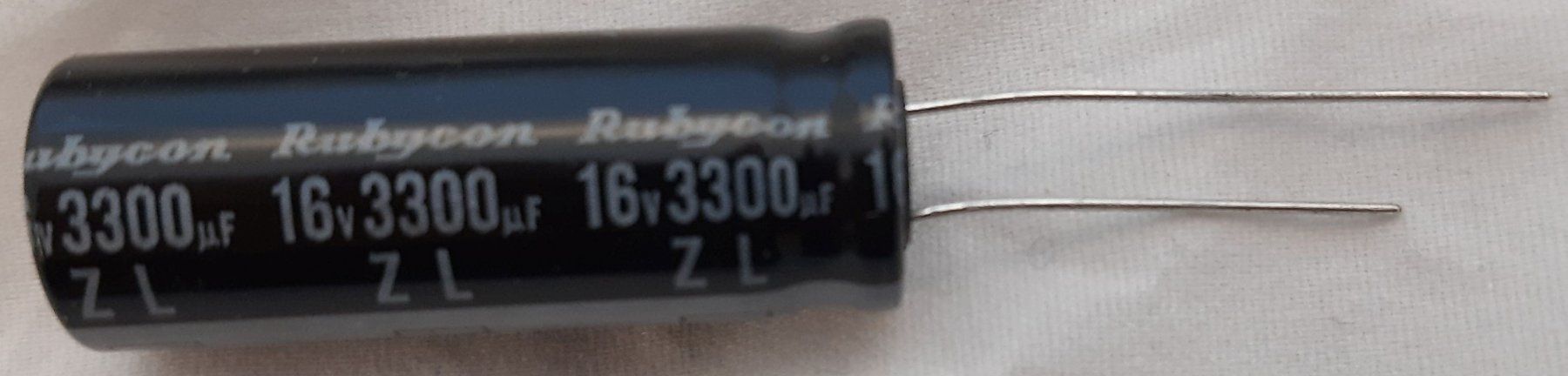 Componenti elettronici: 10x condensateur Rubycon ZL 3300uF 16V – Nuovo (secondo la descrizione) da Attalens venduto da Gmsa68