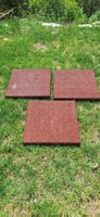 4x Gummimatten, Fallschutzmatten, Gartenplatten, Top Zustand
