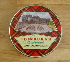 Antike Blechdose EDINBURGH Shortbread