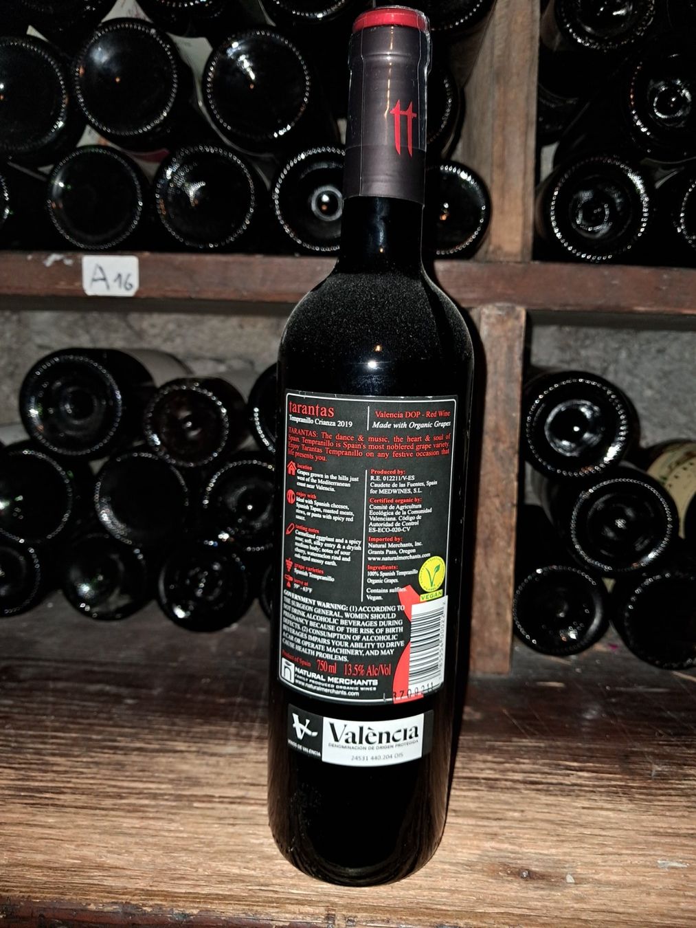 Vino: Tarantas tempranillo crianza 2019 – Nuovo e nell'imballaggio originale da Le locle venduto da juliensaran 2
